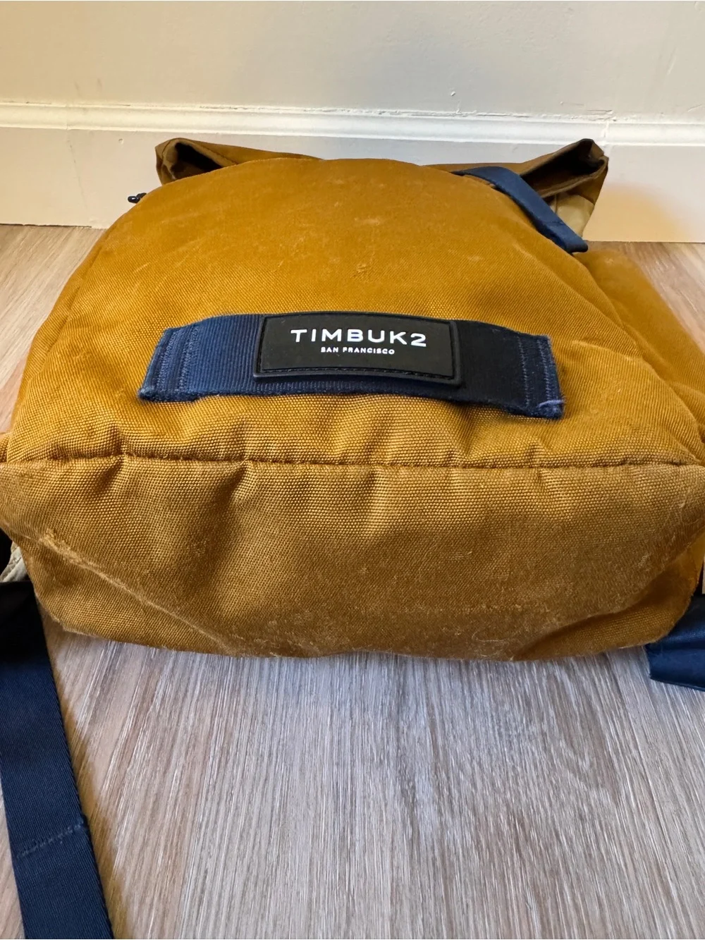 Timbuk2 Mustard Yellow Rolltop Backpack Commuter Laptop Travel Bag